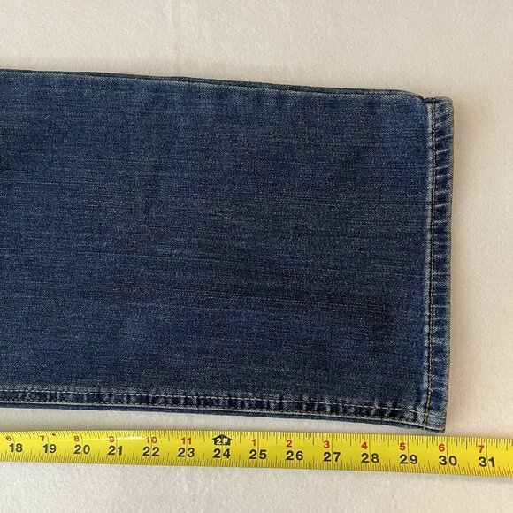 Lee Women's Legendary Stretch Blue Denim Jeans Plus Sz 30W Straight Mid Rise NWT - Picture 12 of 12